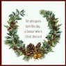 Christmas Card - Festive Wreath - GM - Pack of 10 - CMS 