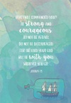 Card - Courageous - Joshua 1:9 