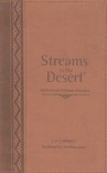Streams In The Desert, 366 Daily Devotional Readings, Walnut Italian Duo-Tone