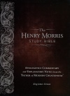 KJV Henry Morris Study Bible, Brown Leather Calfskin