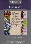 Sympathy Cards - Peace I Leave With You, KJV (Box of 12)