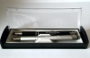 Pen & Pencil Set - Black Barrel Pen and Silver Barrel Pencil