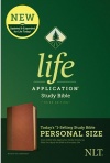 NLT Life Application Personal-Size Study Bible, Brown / Tan Leatherlike 