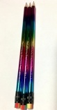 Rainbow Pencil with Eraser, with Scripture Verse  (pack of 10 pencils)