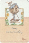 Belated Birthday Card - Happy Belated Birthday