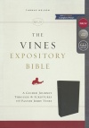 NKJV Vines Expository Bible, Black Bonded Leather 