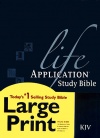 KJV Life Application Study Bible: Large Print  Hardback