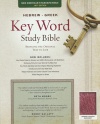 NASB - Hebrew Greek Key Word Study Bible, Burgundy Bonded