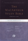 ESV MacArthur Study Bible, Personal Size, Charcoal / Blue TruTone
