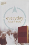 CSB - Everyday Study Bible, Brown