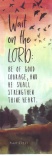 Bookmark - Wait on the Lord...Psalm 27:19  (pack of 5)