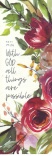 Bookmark - With God all things are Possible Matt 19:26  (pack of 5)