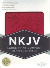 NKJV Large Print Compact Reference - Leathertouch Pink