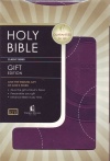 KJV Gift Edition Bible - LeatherSoft Grape - GAB