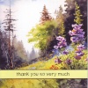 Card - Thank You so very Much - Spring Landscape