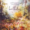 Card - Wishing you a very Happy Birthday - Sunflower