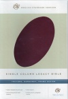 ESV Single Column Legacy Bible (TruTone Burgundy, Frame Design)
