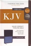 KJV Value Thinline Bible, Compact, Leathersoft, Blue, Comfort Print