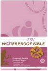 ESV Waterproof Bible, Pink Brown Floral	