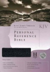 KJV Personal Reference Bible Black Bonded Leather