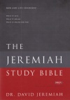 NKJV - The Jeremiah Study Bible: Black Leatherlux  indexed