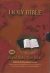 KJV - Royal Ruby Text Bible, Calfskin Leather with Thumb Index