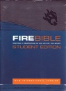 NIV Fire Bible Student Edition Grey / Blue Flexisoft	